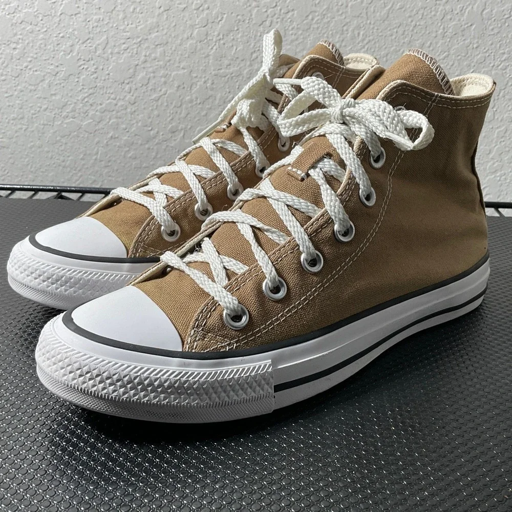 Converse Chuck Taylor All Star Hi Sand Dune Brown Sneakers A00786F Mens 6